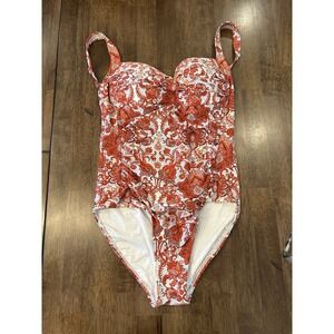 NIPTUCK SWIM Womens Bathing Suit Top Swimsuit - Sz 6 Multi Cup Fit